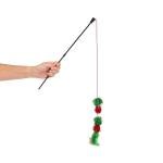 Petface Christmas Cat Toy Tinsel Wand Teaser