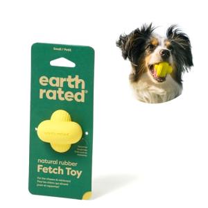 Earth Rated Interactive Fetch Dog Ball, Yellow
