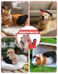 Cat Grooming Gloves with Silicone Massage Brush