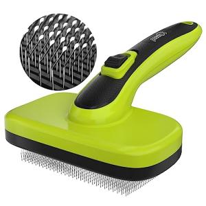 Self-Cleaning Slicker Brush for Dogs and Cats