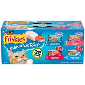 Purina Friskies Cat Food Variety Pack, 32 Cans