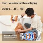 Pecute 7-in-1 Dog Hair Dryer and Vacuum