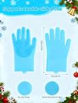 Pet Grooming Gloves for Dogs and Cats