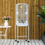 Pawhut Bird Cage with Stand and Storage Shelf