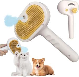 Cat Steam Brush for Easy Shedding and Grooming