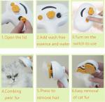 Cat Steam Brush for Easy Shedding and Grooming