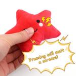 6 Pack Interactive Plush Puppy Chew Toys