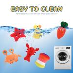 6 Pack Interactive Plush Puppy Chew Toys