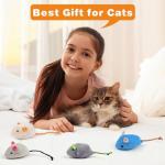 9-Pack Catnip Mouse Toys for Playful Cats