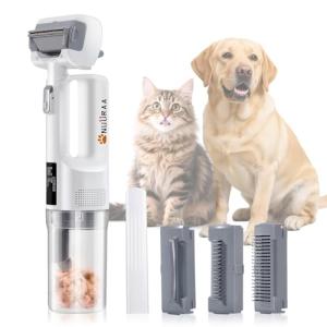 Cordless Pet Grooming Vacuum with 5 Attachments