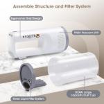 Cordless Pet Grooming Vacuum with 5 Attachments