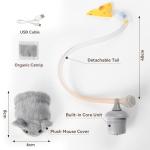 Migipaws Interactive Mouse Toy for Cats