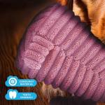 Zappi Co Pink Lamb Plush Dog Toy with Squeaker