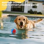 8-Piece Squeaky Indestructible Dog Balls Set