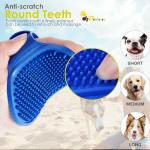 2 Pack Soft Silicone Pet Bath Brushes