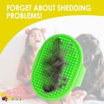 2 Pack Soft Silicone Pet Bath Brushes