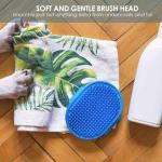 2 Pack Soft Silicone Pet Bath Brushes