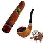 Funny Squeaky Plush Dog Toys - 2 Pack