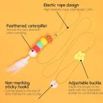 WOLMIK 2-Pack Interactive Cat Door Toys