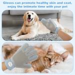 2-in-1 Grooming Glove for Cats and Dogs