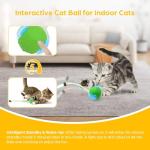 Interactive Automatic Cat Toy with Bell Tail
