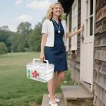 ZoeQide Pet First Aid Kit - 2-Layer Box