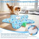 Automatic Interactive Feather Cat Toy with Sounds