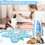 Automatic Interactive Feather Cat Toy with Sounds