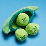 Barkbox Interactive Plush Dog Toy - Peas in a Pod