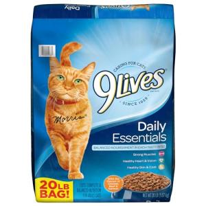 9Lives Daily Essentials Dry Cat Food, 20 lbs