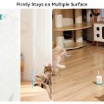 Interactive Automatic Cat Teaser Toy with Suction Cup