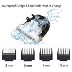 Quiet Rechargeable Dog Grooming Clippers for Thick Fur