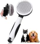 Vinabo Dog and Cat Grooming Brush with Cleaning Button