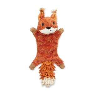 Petface Saffia Crinkle Squirrel Dog Toy