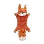 Petface Saffia Crinkle Squirrel Dog Toy