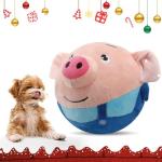 Interactive Plush Pig Toy for Dogs and Cats
