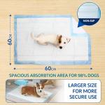 Large Leakproof Puppy Pads - 100 Pack
