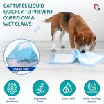 Large Leakproof Puppy Pads - 100 Pack