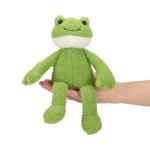 Finlay Frog Plush Dog Toy with Squeaker