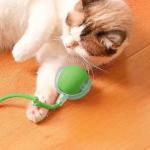 Motion Activated Interactive Cat Ball Toy (Green)