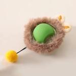 Motion Activated Interactive Cat Ball Toy (Green)