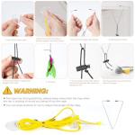 Interactive Feather Cat Teaser Wand with Bells