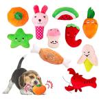 10 Pack Cute Squeaky Plush Dog Toys