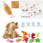 10 Pack Cute Squeaky Plush Dog Toys