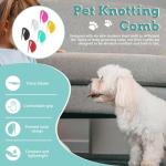 6-Piece Dematting Comb Set for Cats and Dogs