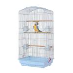 Spacious Bird Cage with Perches and Bowls