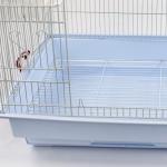 Spacious Bird Cage with Perches and Bowls