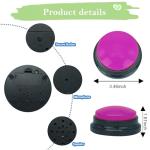 6 Voice Recordable Dog Training Communication Buttons