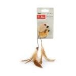 Feather Tail Mice Plush Cat Toys - 2 Pack