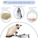 Catnip Fish Toys for Cats - 3 Pack